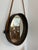 Vintage Round Metal Mirror on Silk Rope, France For Sale In New York - Image 6 of 18