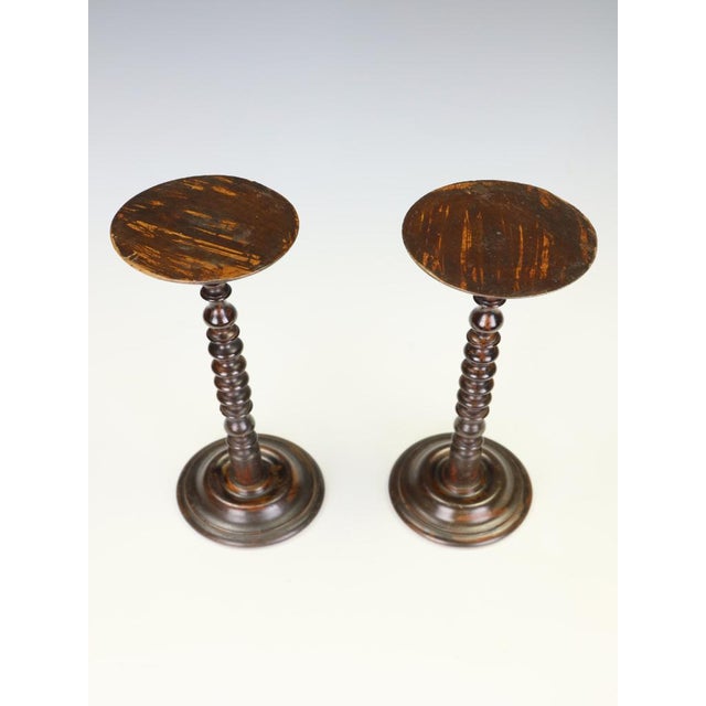 Antique 19th Century Penwork Display Stands, 1890, Set of 2 For Sale - Image 4 of 10