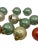 Vintage mercury glass ornaments made in west Germany. The glass ornaments are a mix of different colors and two ornament’s...