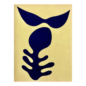 Jean Arp Pochoir Moustaches Et Squelette XXe Siecle 1957*