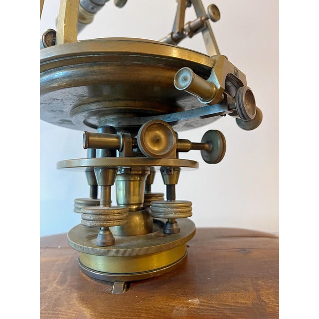 Antique W. & l.e. Gurley Brass Surveyor’s Transit, Troy Ny, Circa 1890–1905 For Sale - Image 4 of 9