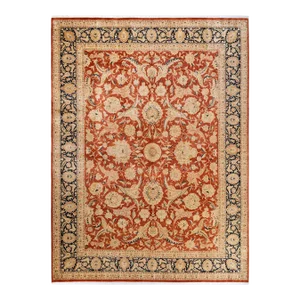 Mogul, One-of-a-Kind Hand-Knotted Area Rug in Orange, 9' 2" x 12' 4"