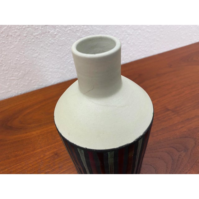 Small Ceramic Vase by Ettore Sottsass for Bitossi For Sale - Image 12 of 13