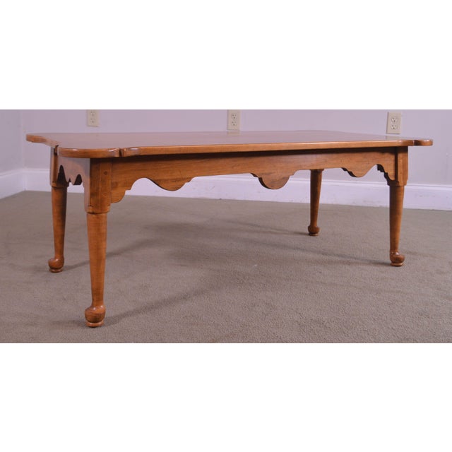 Ethan Allen Circa 1776 Collection Maple Coffee Table Chairish