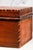 Brown 1910s Hand Painted Cigar & Match Cork Lined Wooden Folk Art Humidor Cigar Box Tobacciana Home Decor For Sale - Image 8 of 15