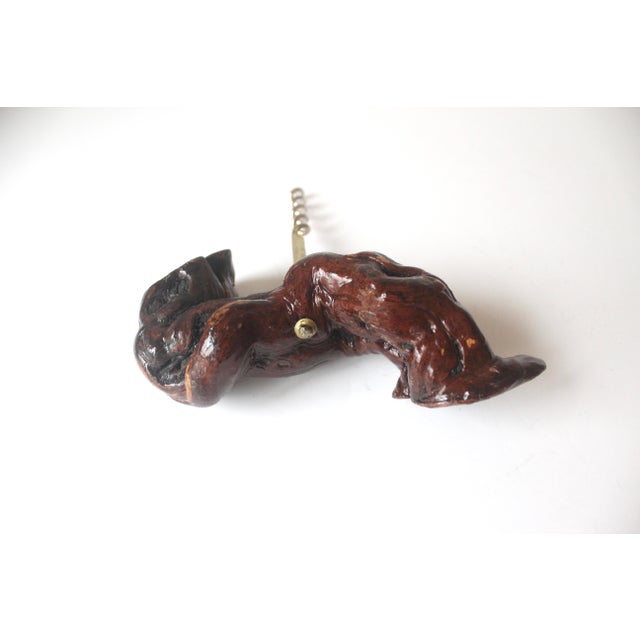 Vintage French Country Grape Vine Wood Corkscrew, Wine Opener, Bar Tool, Screw Pull, Wine Key, Bar Cart Styling, Gift for Him Her Wine Lover For Sale - Image 4 of 8