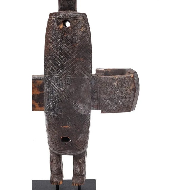 Wood Dogon Attic Lock, 1800s For Sale - Image 7 of 12