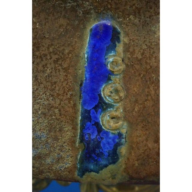 Primitivist Stoneware Plate with Abstract Figures by Cesare Ronchi, Italy, 1960s For Sale - Image 14 of 18