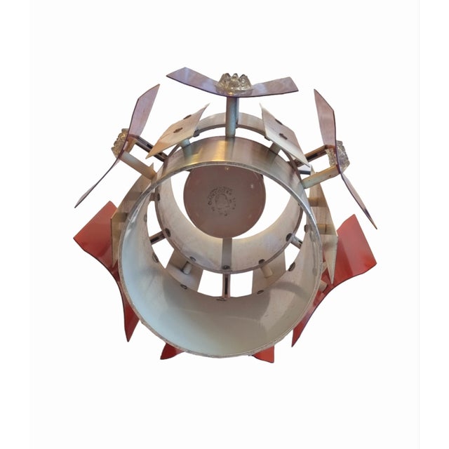 Funky Space Age Hanging Lamp attributed to Lakro, 1970s For Sale - Image 9 of 14