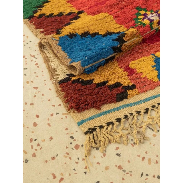 1970s Vintage Boujad Berber Rug For Sale - Image 5 of 9