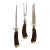 1950s Anton Wingen Jr. Stag Horn Solingen Germany Rostfrei Cutlery Set- 3 Pieces For Sale