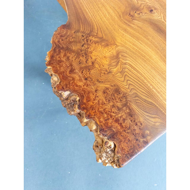 Sculptural Burl Wood Coffee Table by Söwe Konst, Sweden, 1970s For Sale - Image 4 of 13
