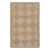 Erin Gates by Momeni Orchard Court Checker Ivory Hand Woven Wool and Jute Area Rug 5' X 8' For Sale