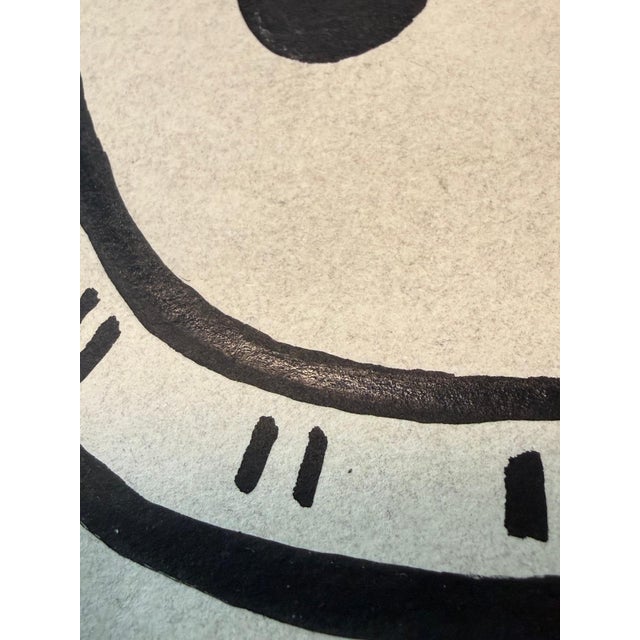 Pablo Picasso, Bold Modernist Mask, Opaque Black on Paper, Hand Signed, 1950-1970s For Sale - Image 11 of 18