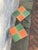 1930s Pair of Vintage Tile Top Iron Side Tables For Sale - Image 5 of 5