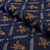 Schumacher Schumacher Lolaire Fabric In Navy For Sale - Image 4 of 5