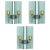 Vintage Set of Three Italian Sconces Designed by Cristal Arte, C. 1960's For Sale In Los Angeles - Image 6 of 6