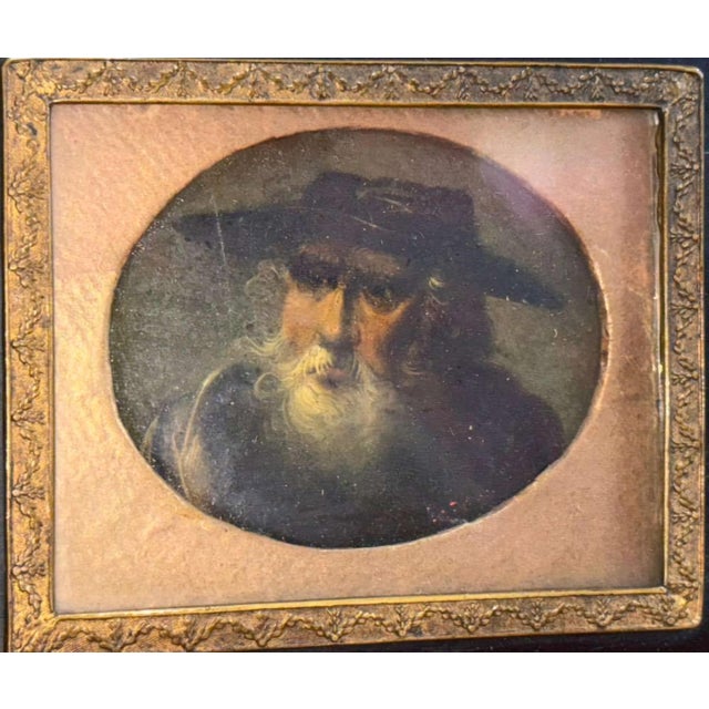 Finely executed antique portrait study attributed to a follower of Sir Peter Paul Rubens, dating from the late 17th to...