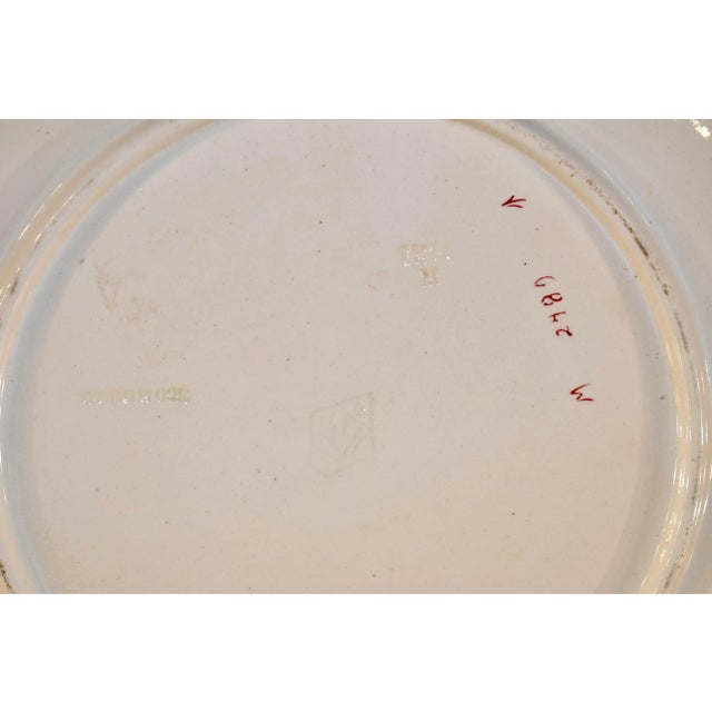 White 19th Century Wedgwood Majolica Plate For Sale - Image 8 of 9