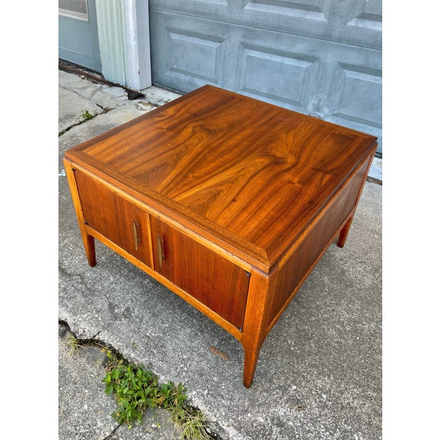 Mid-Century Modern Side Table With Storage | by Alta Vista