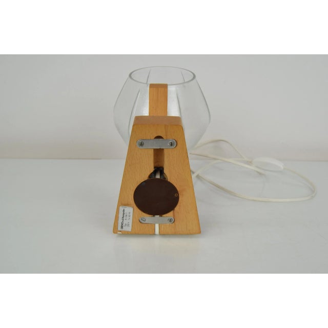 Mid-Century Wall Lamp by Drevo Humpolec, 1960s For Sale - Image 13 of 14