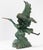 Limited edition "Emerald Dream" Chinese sculpture by Jiang Tie Feng made with patinated bronze depicting a woman flying on...