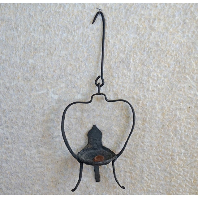 Chinese Antique 1910s Chinese Mutton Fat Candle Holder From Shanxi Province For Sale - Image 3 of 3