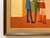 Pierre Georgeot Vintage 1970 Mid Century Modernist " Trois Aimes " Original Framed Paris Pop Art Oil Painting For Sale - Image 9 of 17