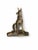 Mid 20th Century Vintage Brass Alsatian Wolf Dog Door Knocker | German Shepherd Architectural Hardware For Sale - Image 5 of 5