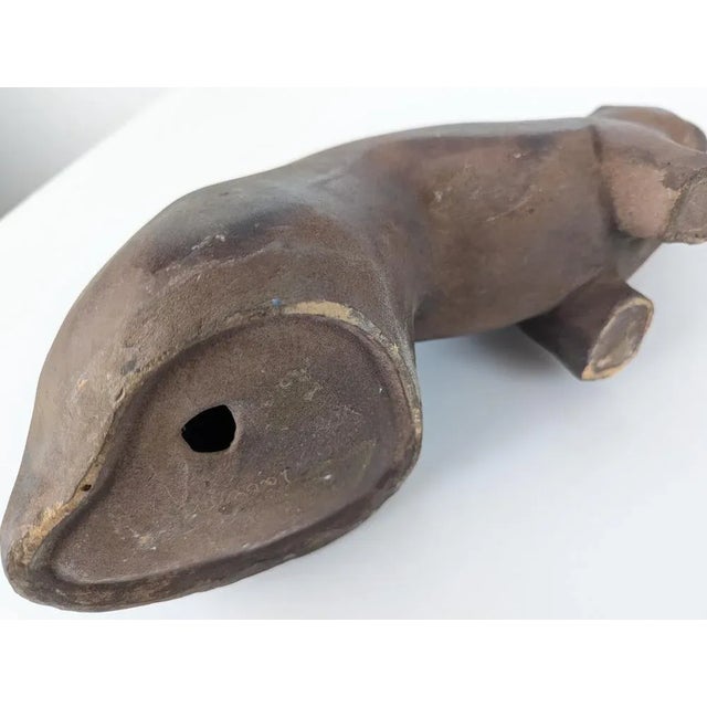 Black Elena Laverón, Otter, 1980s, Ceramic For Sale - Image 8 of 12