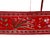 Vintage Chinese Long Red Pink Flower Embroidery Fabric Art For Sale - Image 11 of 17
