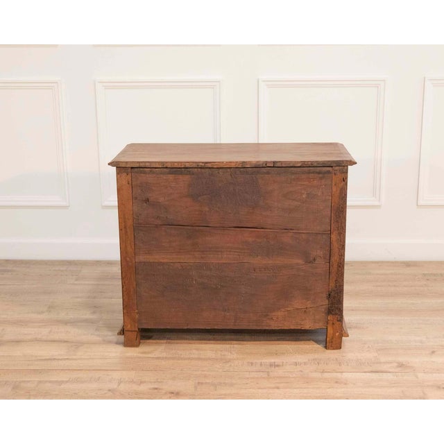 Brown 18th Century French Walnut Community Buffet, Louis XIV Period For Sale - Image 8 of 9