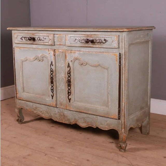 French Painted Buffet For Sale - Image 11 of 11