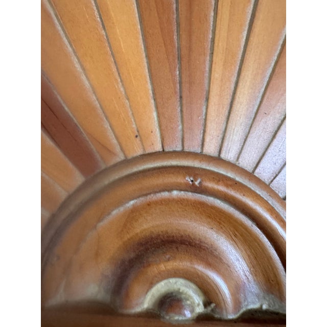 Contemporary Vintage Gabriella Crespi Style Sunburst Mirror For Sale - Image 3 of 8