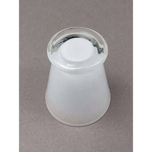 White Mid 20th Century Federal Glass Friendly Spirits Ghost Barware Glasses- Set of 6 For Sale - Image 8 of 8