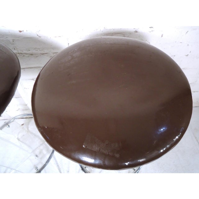 1960s 1960s Mid-Century Modern Lucite Stools - A Pair For Sale - Image 5 of 7