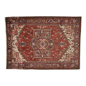 Vintage Persian Heriz Rug - 07'05 X 10'04