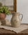 1990s 1993 Jugtown Ware North Carolina Studio Pottery Floral Pitcher For Sale - Image 5 of 5