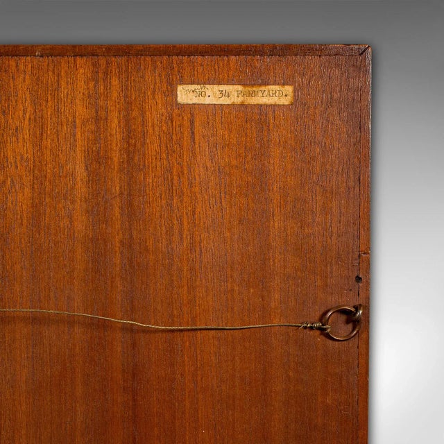 Wood 1910's Edwardian Antique Landscape Panel For Sale - Image 7 of 7