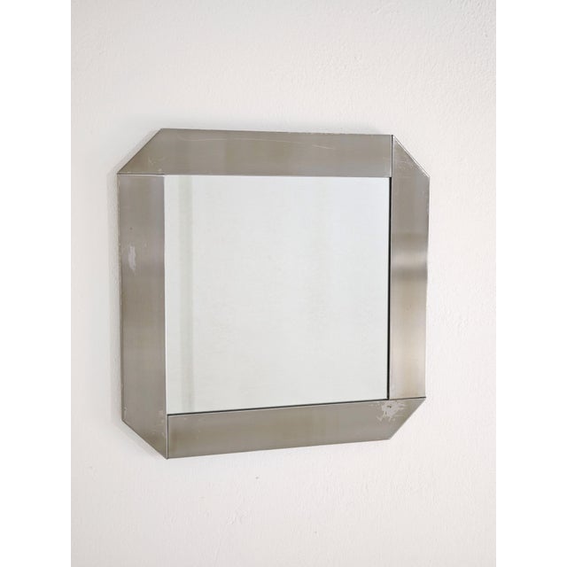 Mid-Century Modern Wall Mirror by Vittorio Introini for Valenti & C, Italy, 1970s For Sale - Image 11 of 11