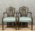 According to george hepplewhite: a very elegant pair of 19th-century mahogany office chairs openwork backs with decorative...