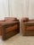 Italian Leather Club Chairs, 1960s, Set of 2 For Sale - Image 4 of 12