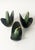 Chocolate Mid-Century Scandinavian Bronze Candle Holders ( 3 ) For Sale - Image 8 of 8