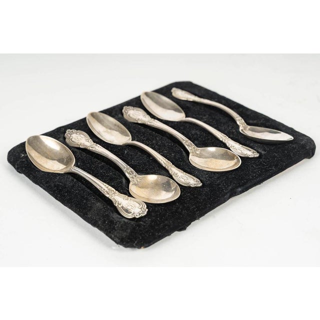 Set of 6 silver-plated teaspoons, 19th century, napoleon iii period. Set of 6 teaspoons from the 19th century, napoleon...