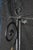 Vintage French Scrolled Iron & Brass Bakers Rack Etagere Wall Shelf Bookcase 86" For Sale - Image 16 of 18