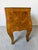 Wood Vintage Italian Burl Olive Wood Parquetry Two-Drawer Miniature Chest With Shell Handles For Sale - Image 7 of 12