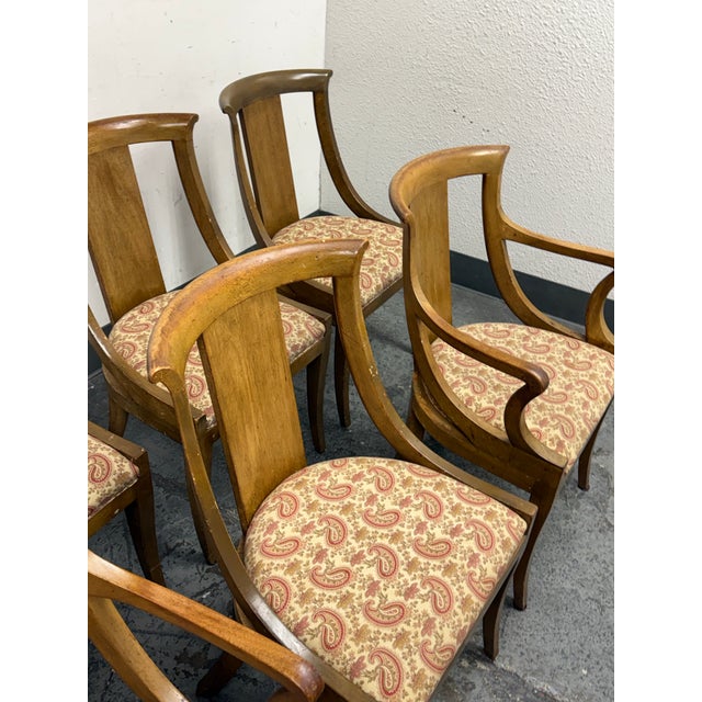 Brown Baker Furniture Palladian Dining Chairs, Set of Eight For Sale - Image 8 of 12