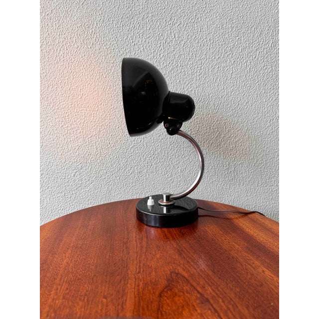Bauhaus Vintage 6722-T Table Lamp by Christian Dell for Kaiser Idell, 1930s For Sale - Image 3 of 18