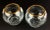 Vintage Park Avenue 1960s Crystal & Gold Votive Holders - a Pair For Sale In Portland, ME - Image 6 of 13