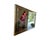 Glass Vintage Postmodern 80s Wall Mirror Gold 1980s Modern For Sale - Image 7 of 8